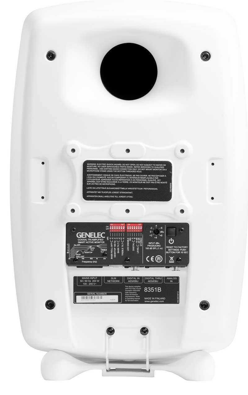 New Genelec 8351A SAM 3-Way Studio Monitor (Single) (White)