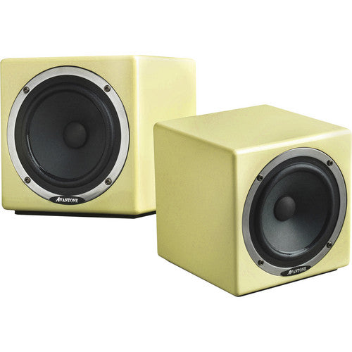 New Avantone Pro Active MixCube Powered Full-Range Mini Reference Monitors (Pair, Retro-Cream)