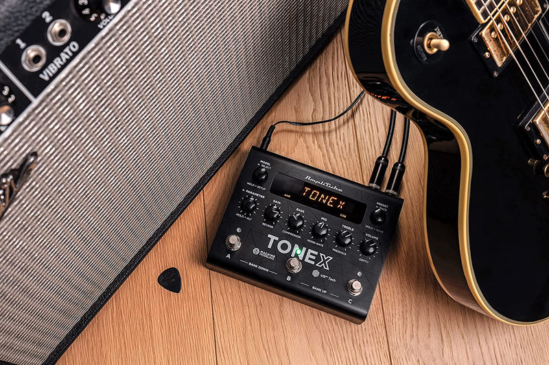New IK Multimedia ToneX Pedal - AI Tone Modeling Multi-FX Guitar/Bass Pedal