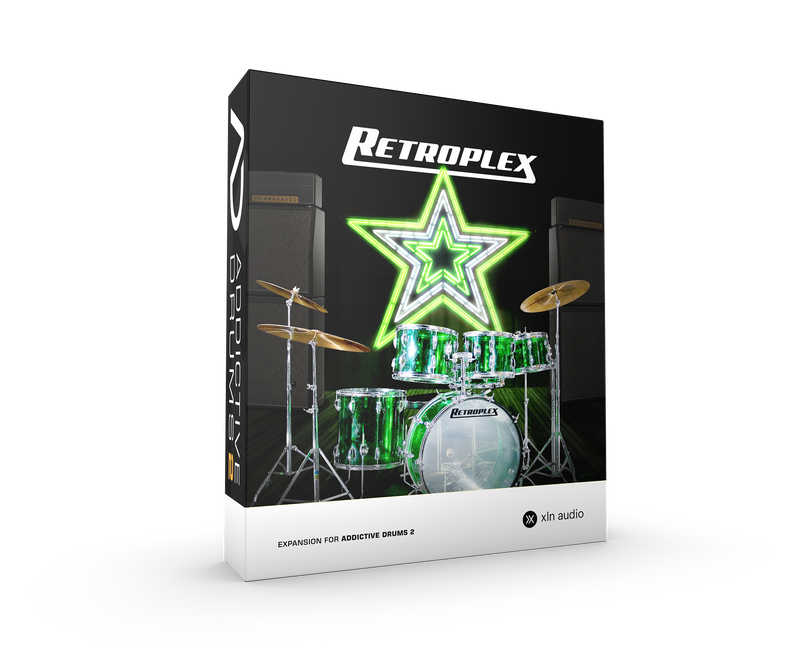 New XLN Audio Addictive Drums 2 Retroplex ADpak Expansion MAC/PC VST AU AAX Software (Download/Activation Card)