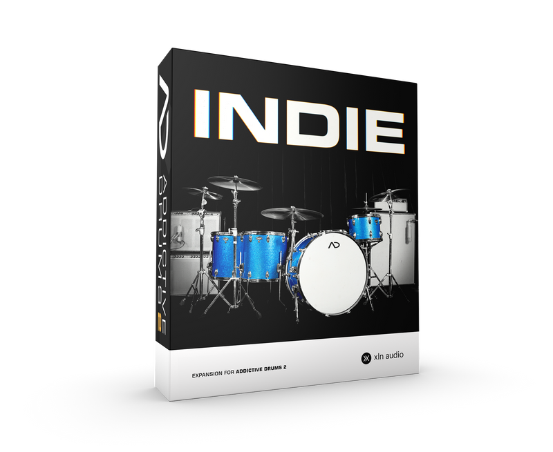 New XLN Audio Addictive Drums 2 Indie ADpak Expansion MAC/PC VST AU AAX Software (Download/Activation Card)