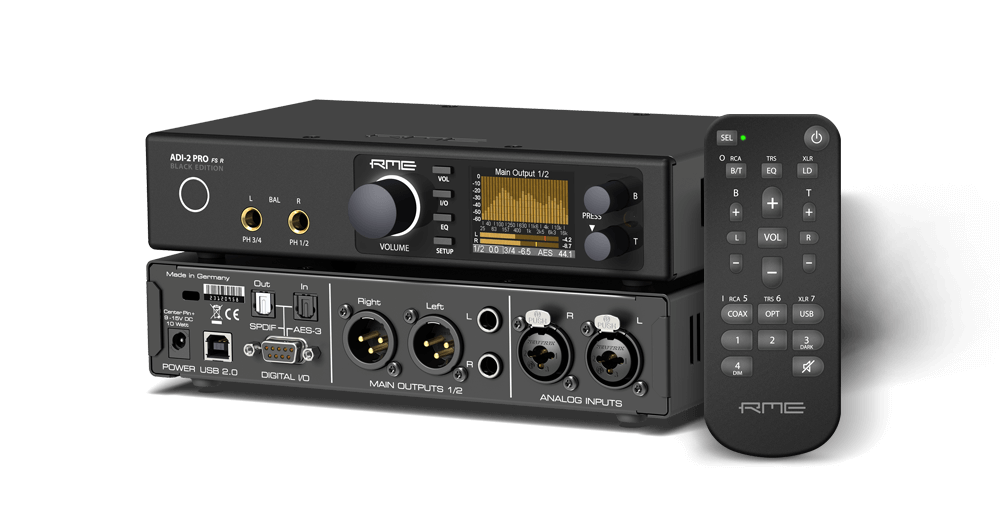 New RME ADI 2 PRO FS R | Black Edition | 2-Channel High-End AD/DA Converter