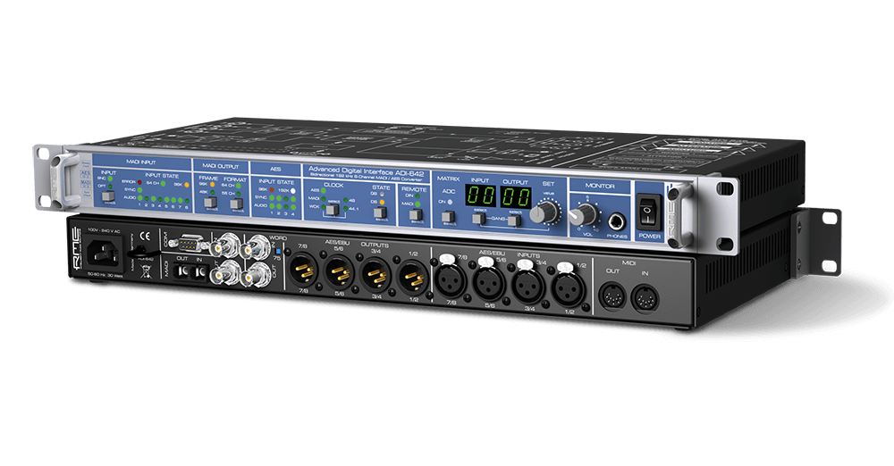 New RME ADI-642 | 8-Channel MADI/AES Format Converter & Matrix Interface