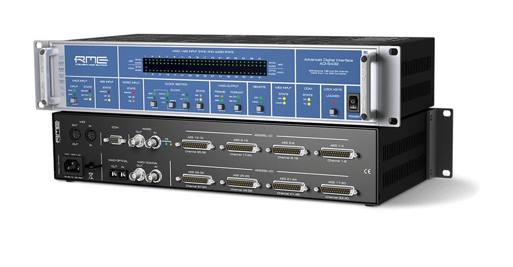 New RME ADI 6432 | Bidirectional 64-Channel MADI/AES Format Converter