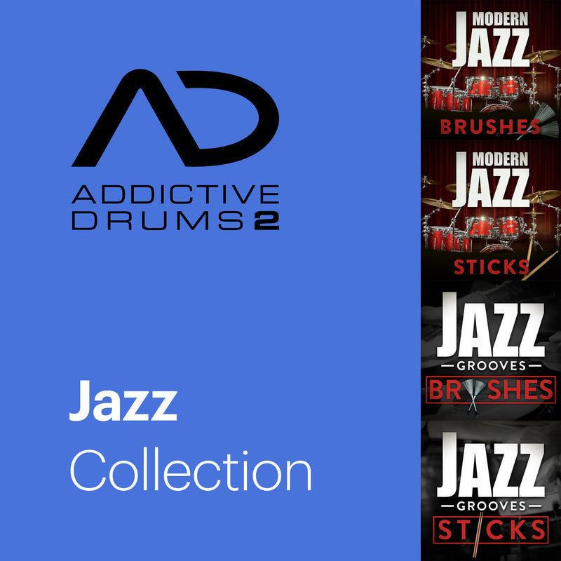New XLN Audio Addictive Drums 2 Jazz Collection MAC/PC VST AU AAX Software - (Download/Activation Card)