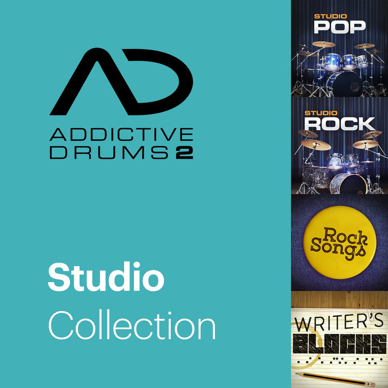 New XLN Audio Addictive Drums 2 Studio Collection MAC/PC VST AU AAX Software - (Download/Activation Card)