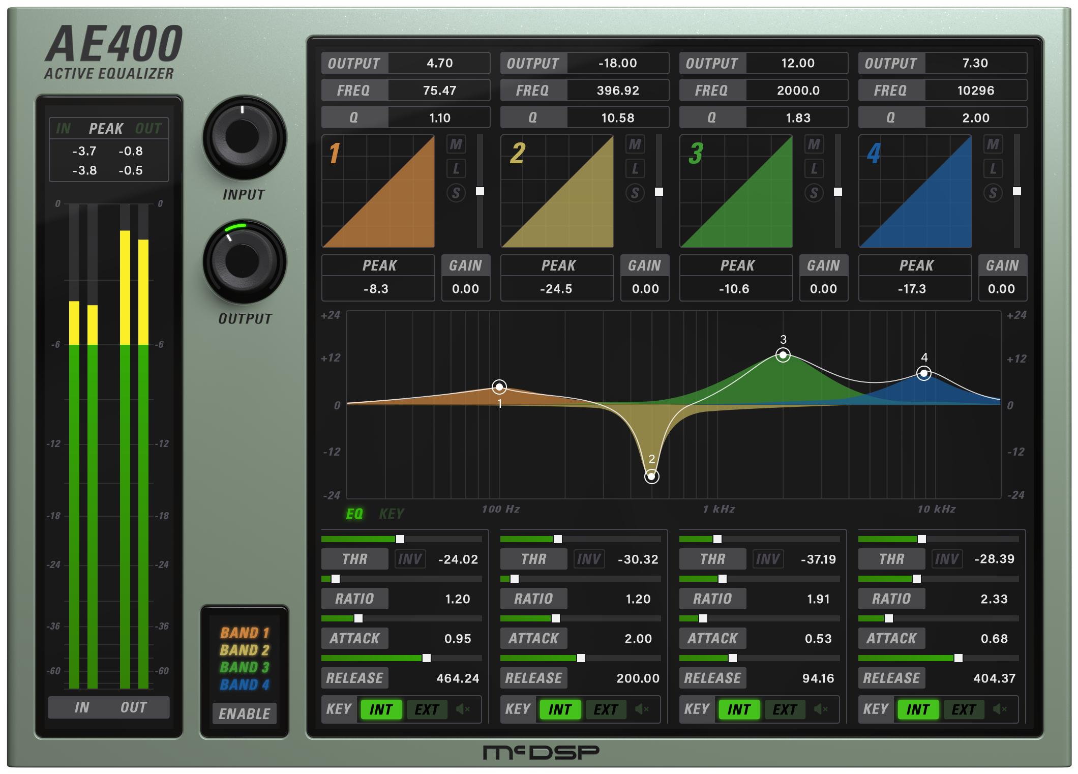 New McDSP AE400 Active EQ v7 Plug-In (HD)  AAX/VST/Mac/PC (Download/Activation Card)