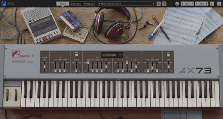 New Martinic AX73 Synth Virtual Instrument Mac/PC Plug-in (Download/Activation Card)