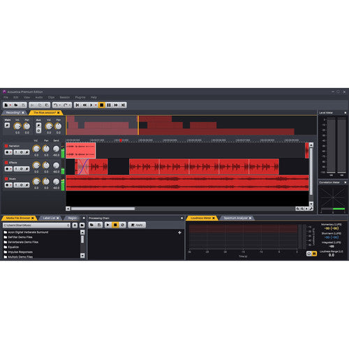 New Acon Digital Acoustica 7 Premium Edition Audio Editing Software VST AU AAX Mac/PC (Download/Activation Card)