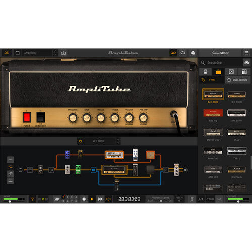 New AmpliTube 5 MAX - Ultimate guitar amp & FX modeling bundle with over 400 gear models AAX/VST/Mac/PC (Download/Activation Card)