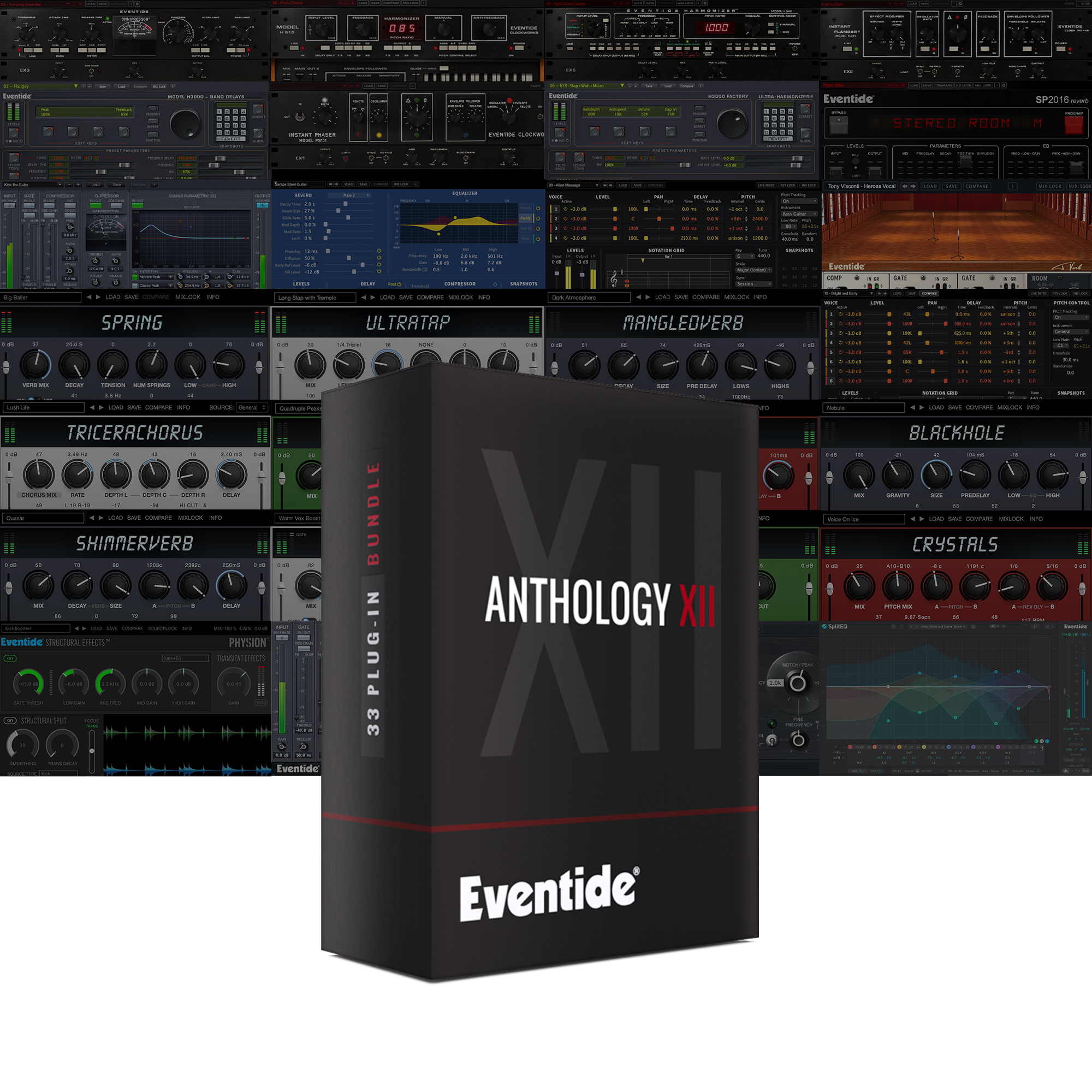 New Eventide Anthology XIl Mixing Mastering Multi-Effect MAC/PC Software (Download/Activation Card)