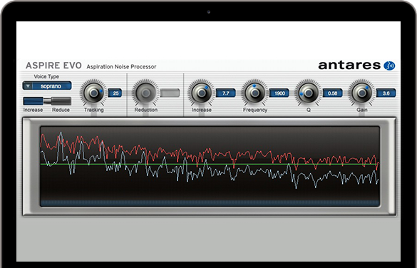 New Antares Aspire Evo - Aspiration Noise Processor Plug-in Software MAC/PC VST AU AAX (Download/Activation Card)