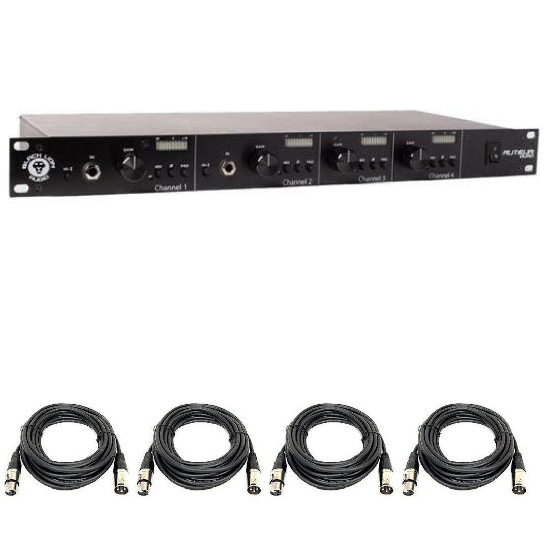 New Black Lion Audio Auteur Quad | 4-Channel Microphone Preamplifier