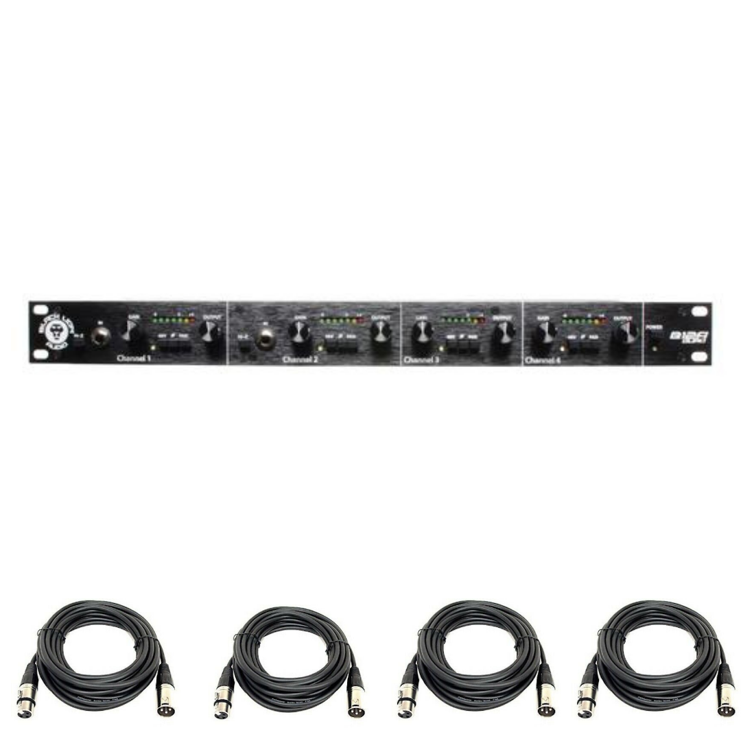 New Black Lion Audio B12A Quad - 4-Channel Microphone Preamplifier - Brief description