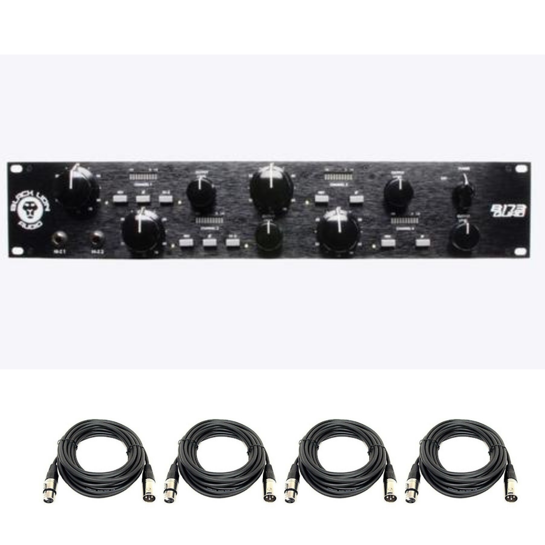 New Black Lion Audio B173 Quad | 4-Channel Microphone Preamplifier