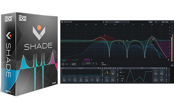 New UVI Shade Creative Filter and EQ VI Software (Download/Activation Card)