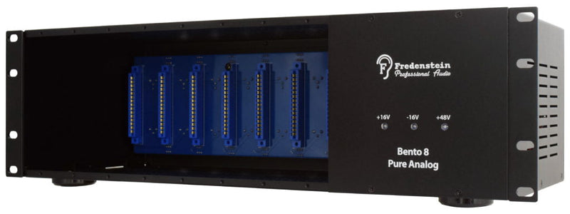 New Fredenstein Bento 8 - High Performance Module Carrier for 500/600 Series - (4) Burl B1 Mic Preamps