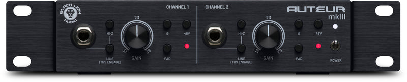 New Black Lion Audio Auteur Mk3 2-Channel Microphone Preamp