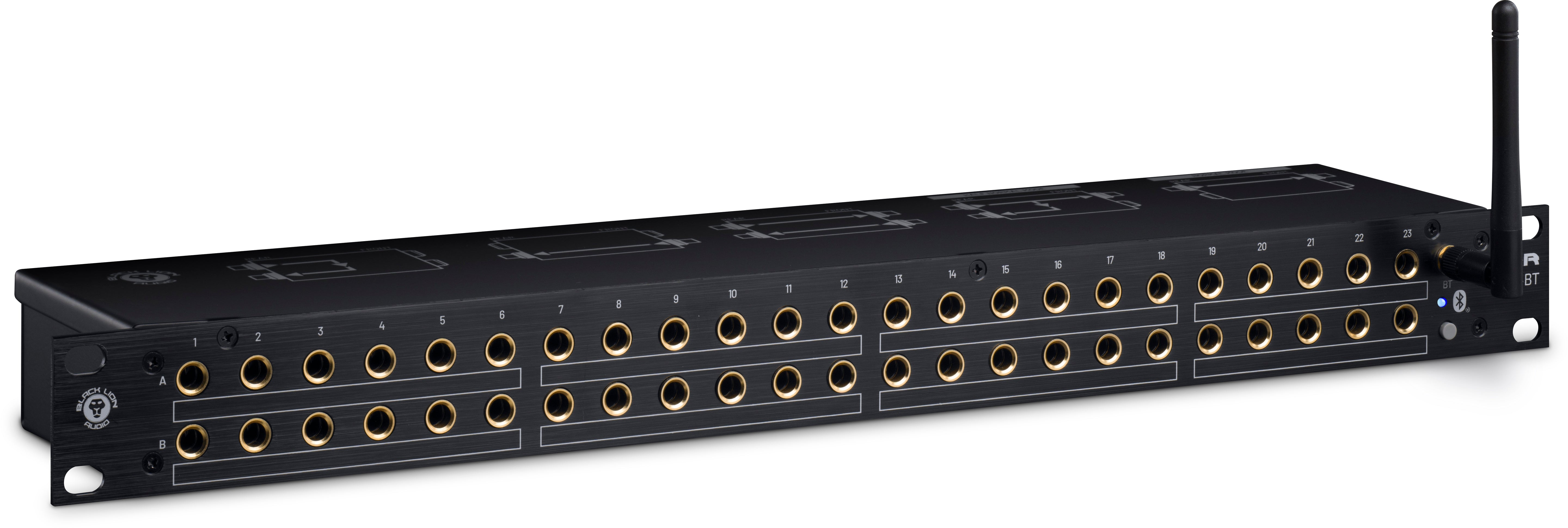 New Black Lion Audio PBR TRS-BT | 96-Point TRS PatchBay with Bluetooth |  PBR Series