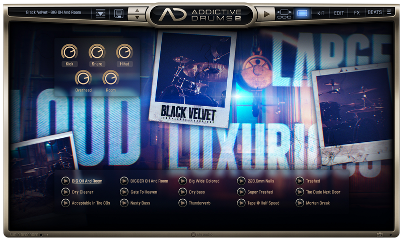 New XLN Audio Addictive Drums 2 Black Velvet ADpak Expansion MAC/PC VST AU AAX Software (Download/Activation Card)