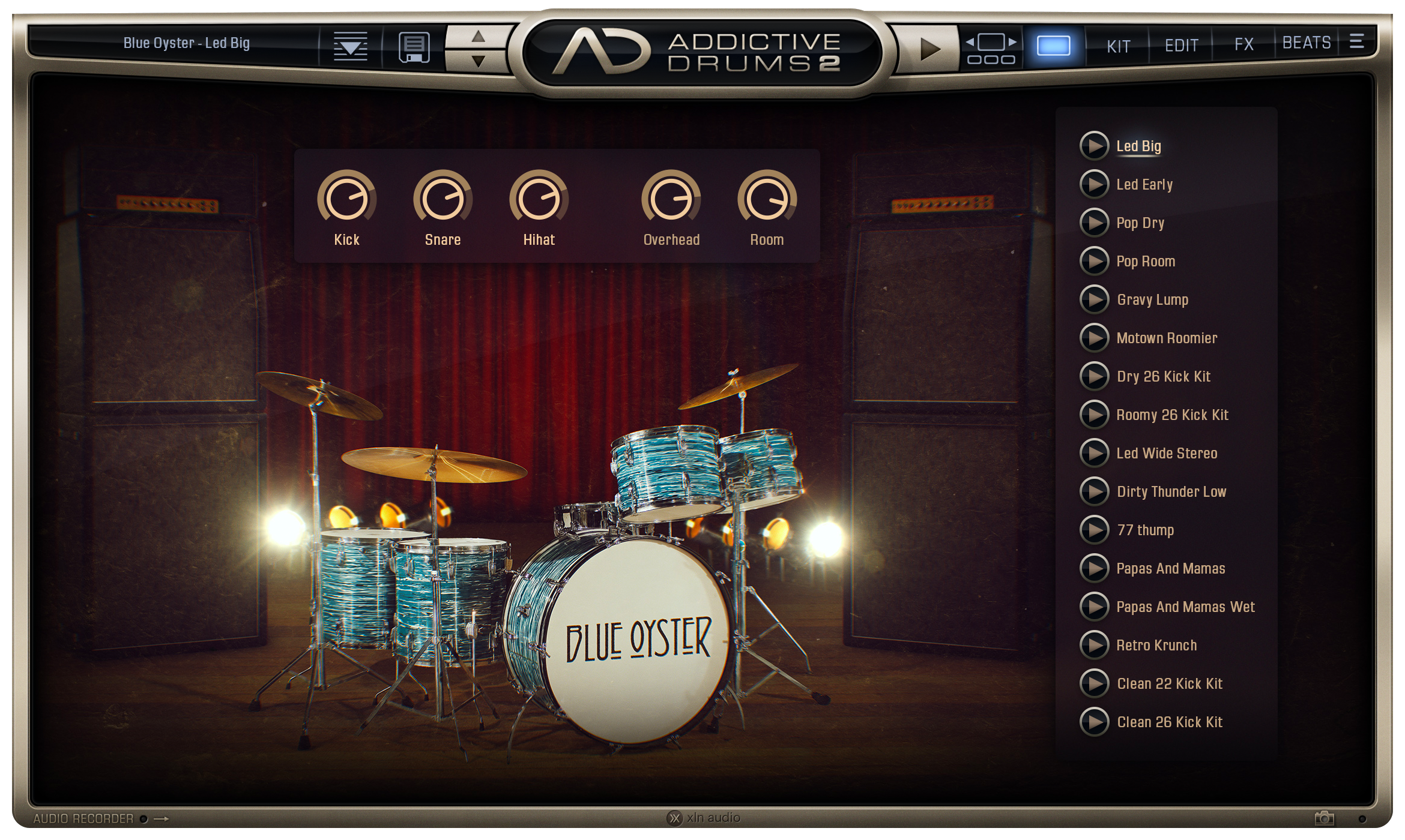 New XLN Audio Addictive Drums 2 Blue Oyster ADpak Expansion MAC/PC VST AU AAX Software (Download/Activation Card)