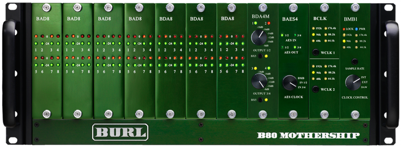 Burl Audio B80-BMB4 B80 Mothership (Unloaded) Includes BMB4 Soundgrid - Full Warranty!