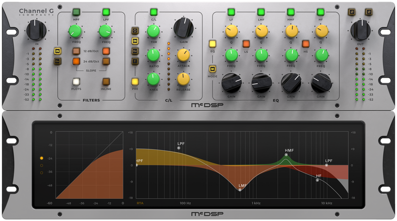 New McDSP Channel G Compact v7 Plug-In (HD)  AAX/VST/Mac/PC (Download/Activation Card)