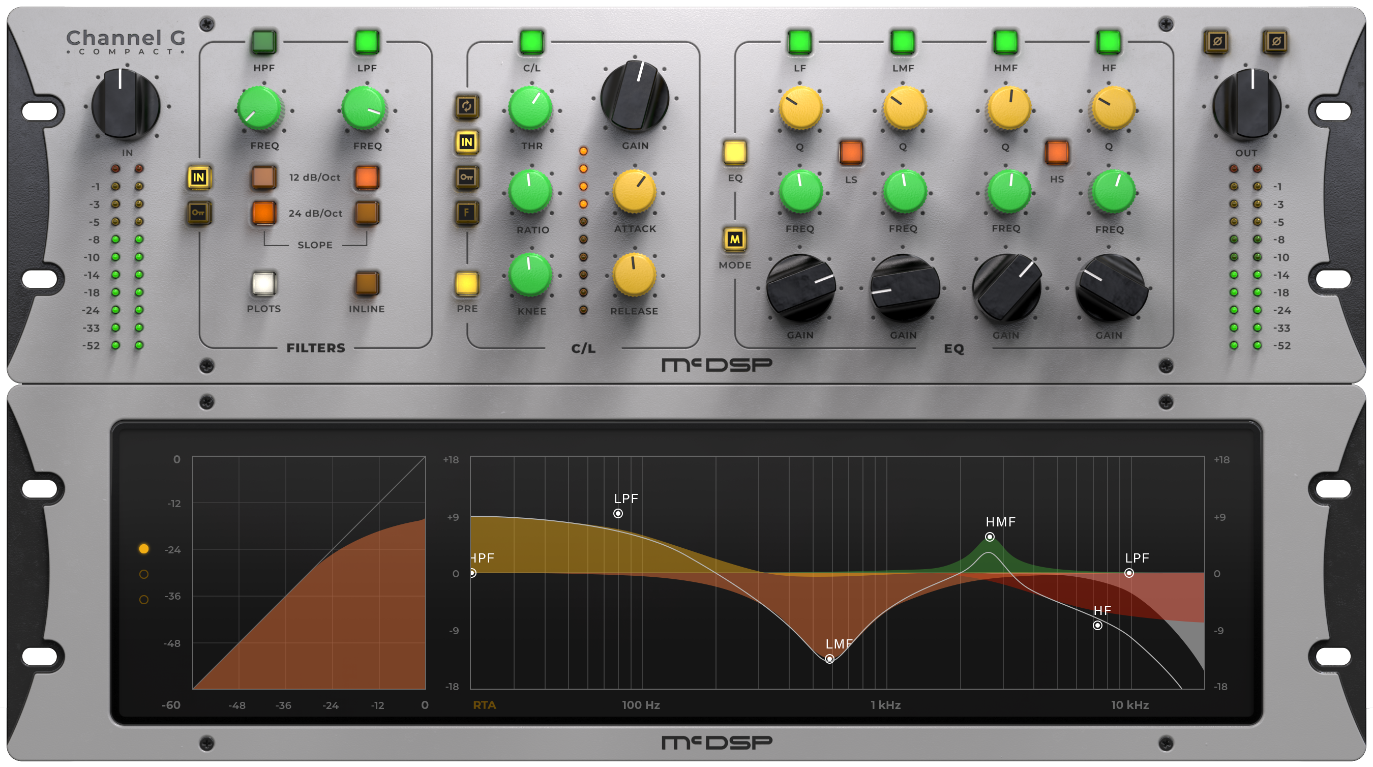 New McDSP Channel G Compact v7 Plug-In AAX/VST/Mac/PC (Download/Activation Card)