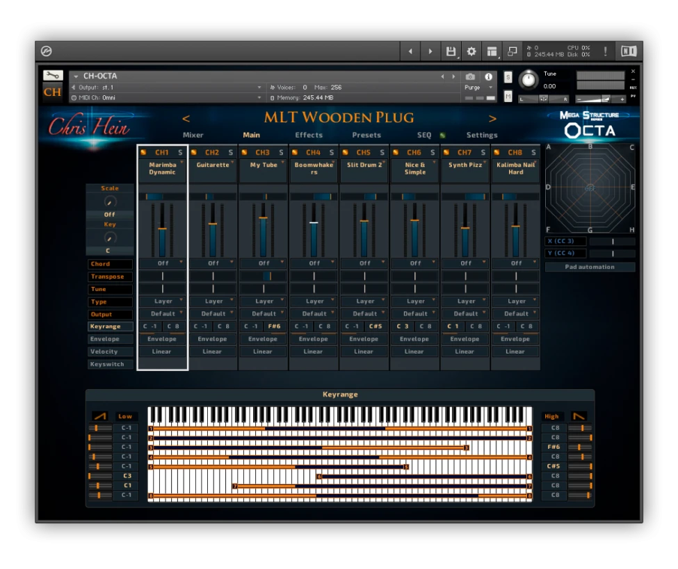 New Best Service Chris Hein - OCTA  "A new dimension of virtual instruments"  - MAC/PC Software (Download/Activation Card)