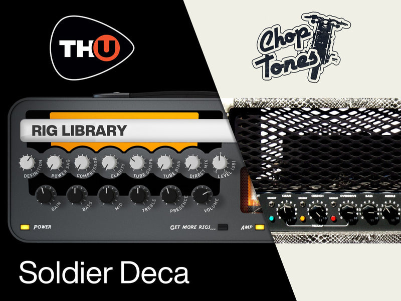 Overloud Choptones Soldier Deca - Rig Library for TH-U Software-AAX/VST/Mac/PC (Download/Activation Card)