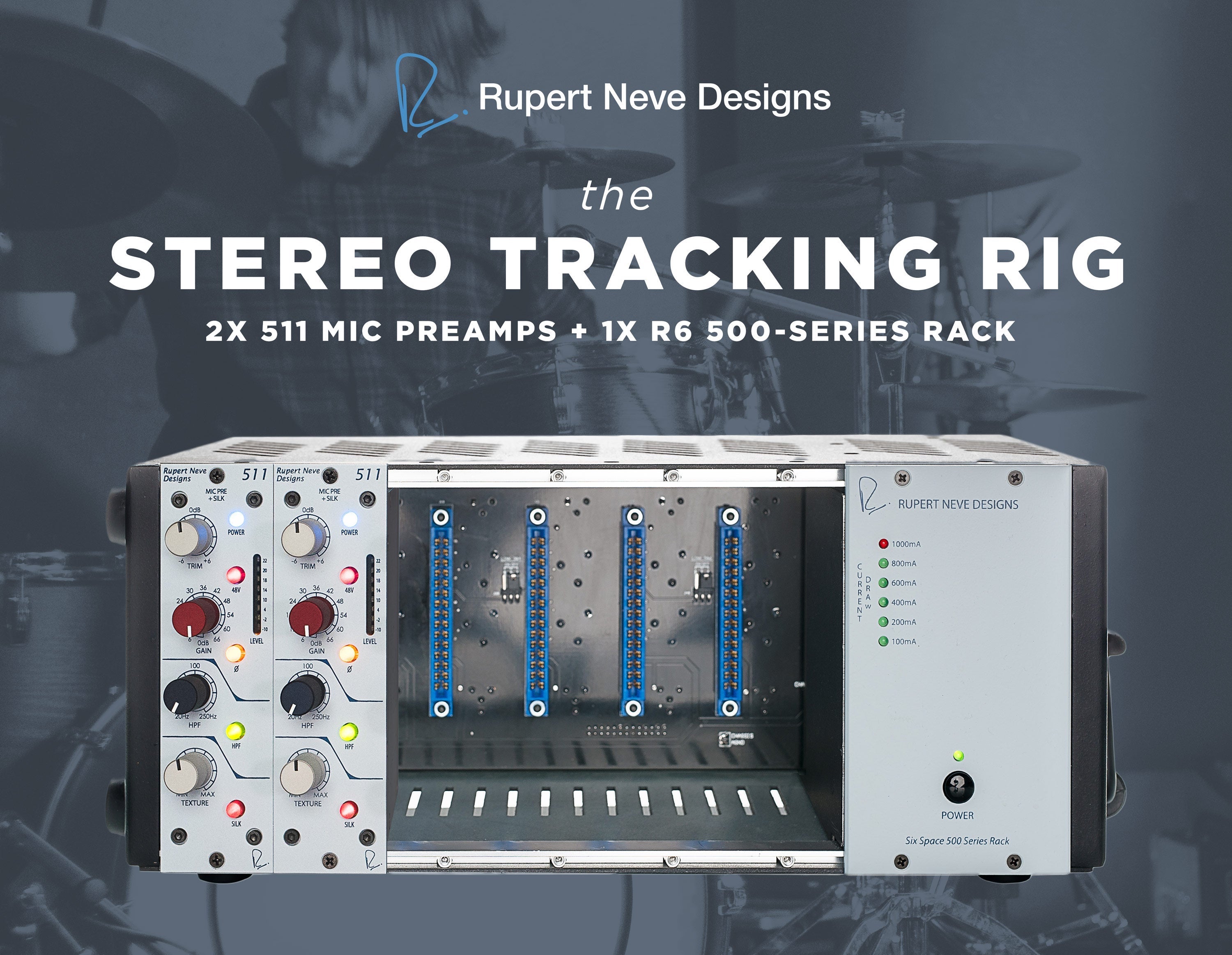 New Rupert Neve Designs The Stereo Tracking Rig | R6 Rack & (2) 511's