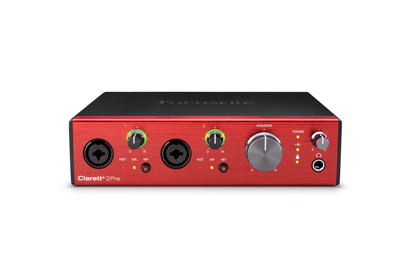 Focusrite Clarett+ 2PRE USB-C  10-in/4-Out Audio Interface for Mac/PC - "Clarity Redefined" - Full Warranty!