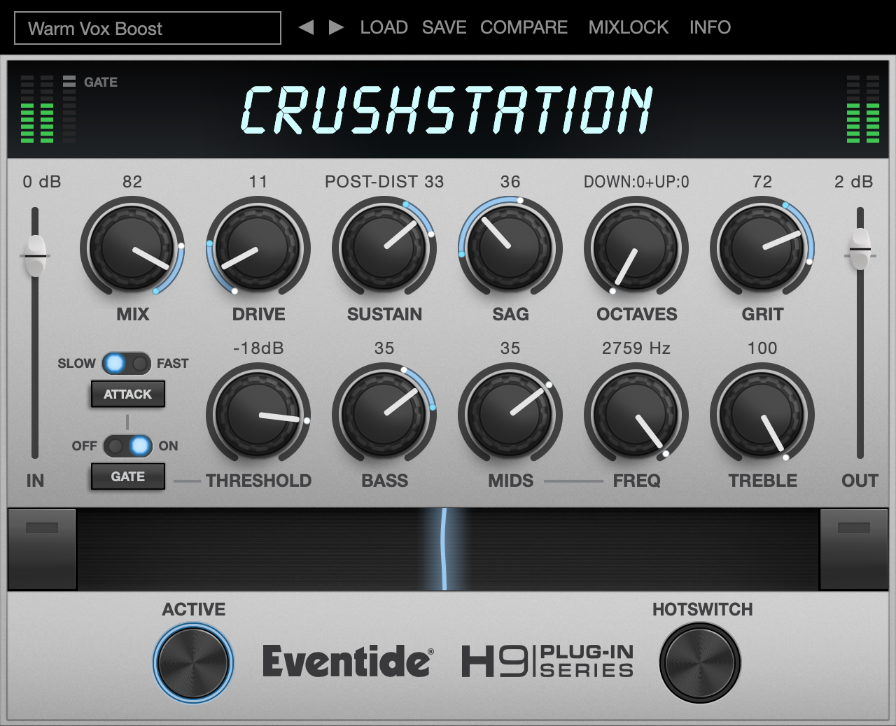 New - Eventide New Eventide CrushStation Overdrive/Distortion MAC/PC Software (Download/Activation Card)