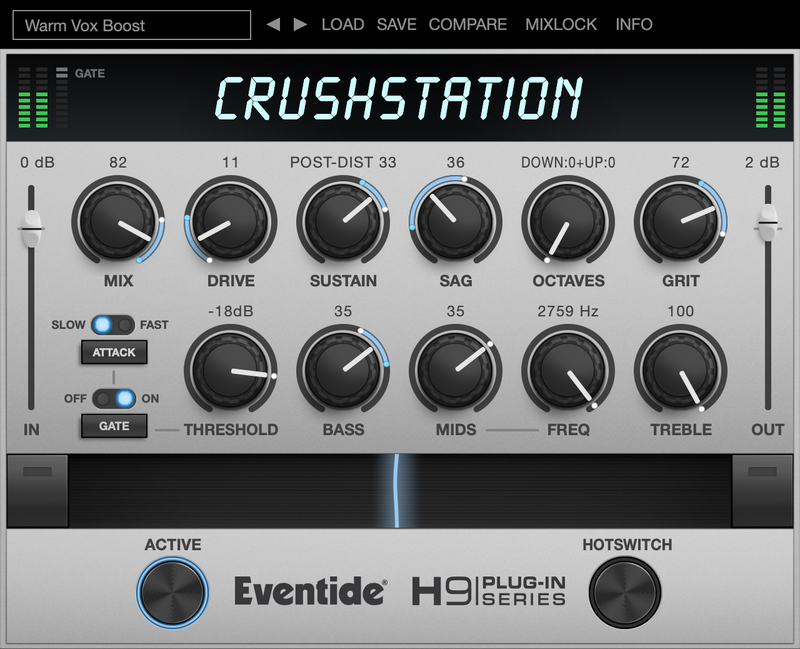 New Eventide CrushStation Overdrive/Distortion MAC/PC Software (Download/Activation Card)