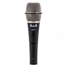 New CAD Audio D27 - SuperCardioid Dynamic Microphone with On/Off Switch