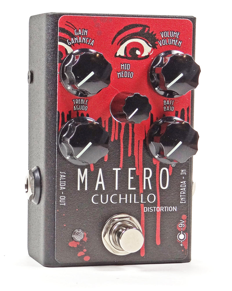 New Matero Electronics Cuchillo - Distortion Compact Guitar Effects Pedal