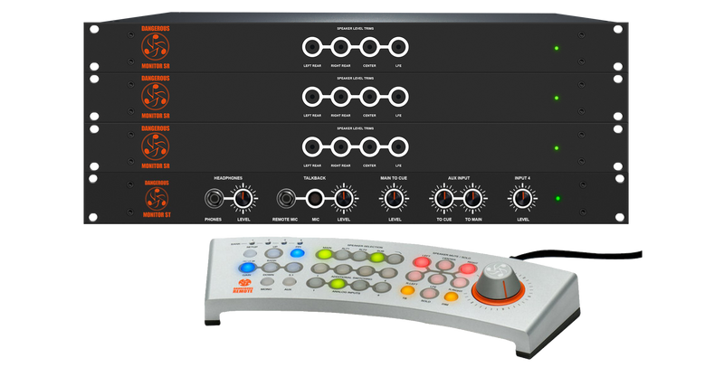 New Dangerous Music Dolby Atmos Monitor Controller with Remote Control