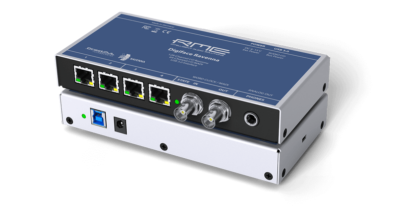 New RME DIGIFACE RAVENNA | 256-Channel 192 kHz USB Audio Interface | Free XLR Cable