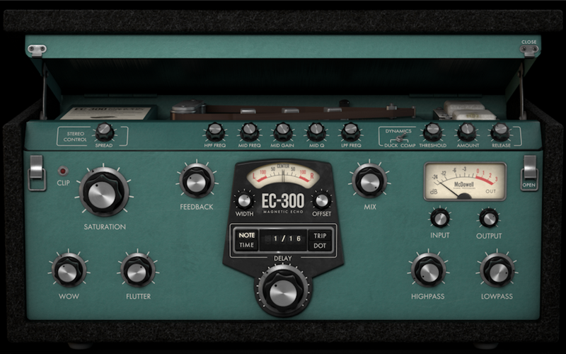 New McDSP EC-300 Echo Collection HD v7 Plug-In AAX/VST/Mac/PC (Download/Activation Card)
