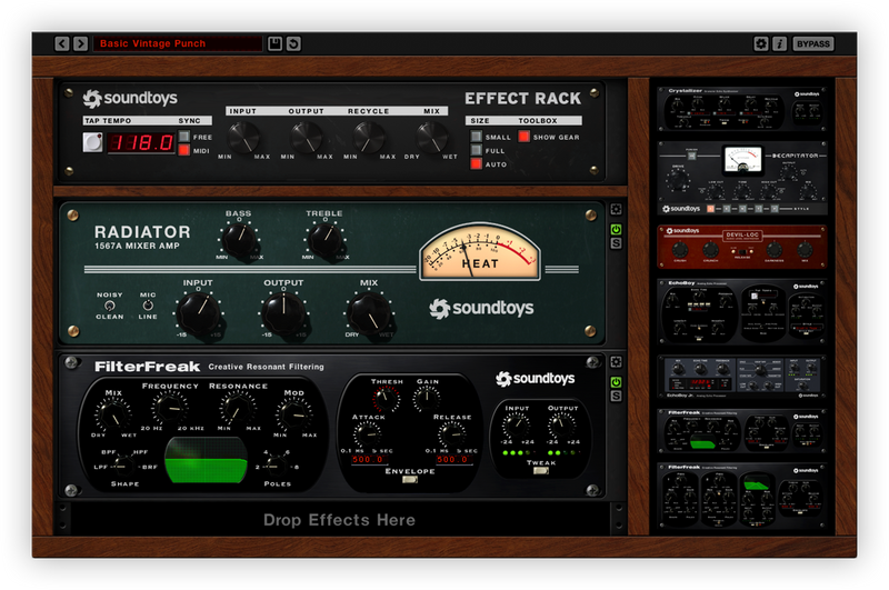 New SoundToys Effects Rack 5 | Virtual Processor Plug-in Mac/PC Software