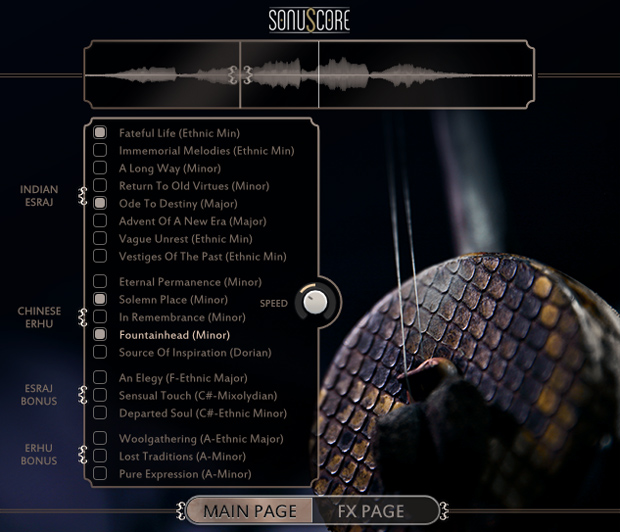 New Sonuscore Ethnic String Phrases - Esraj & Erhu Kontakt (Full required) - not compatible with FREE Kontakt Player! - (Download/Activation Card)