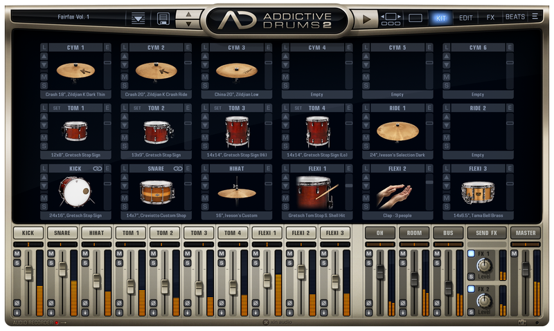 New XLN Audio Addictive Drums 2 Fairfax Vol.1 ADpak Expansion MAC/PC VST AU AAX Software (Download/Activation Card)