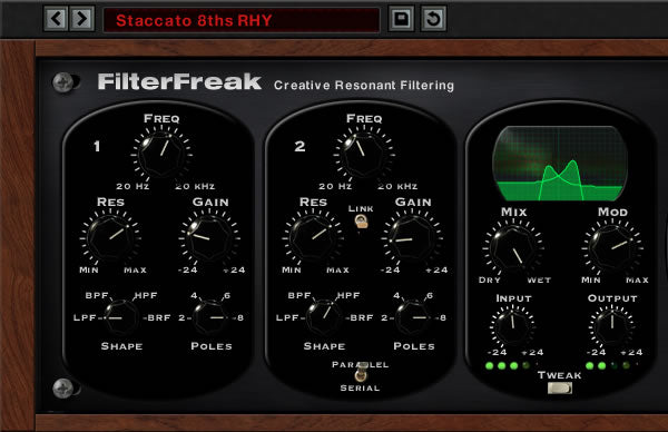 New SoundToys FilterFreak Resonant Analog Filter Virtual Processor Plug-in Mac/PC Software