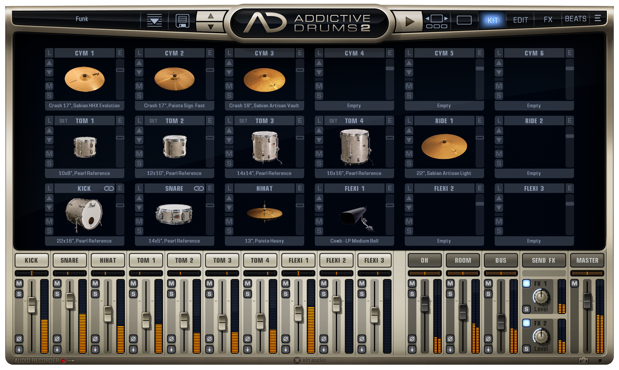 New XLN AudioAddictive Drums 2 Funk ADpak Expansion MAC/PC VST AU AAX Software (Download/Activation Card)