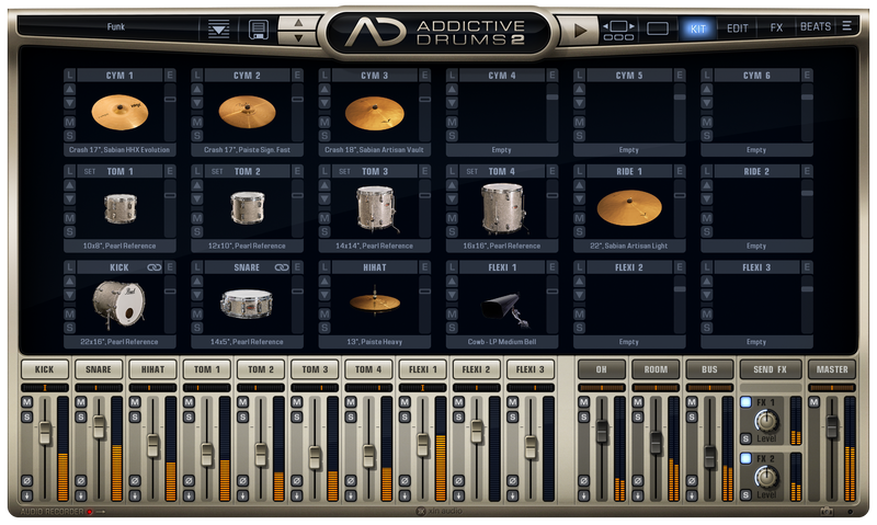 New XLN Audio Addictive Drums 2 Funk ADpak Expansion MAC/PC VST AU AAX Software (Download/Activation Card)