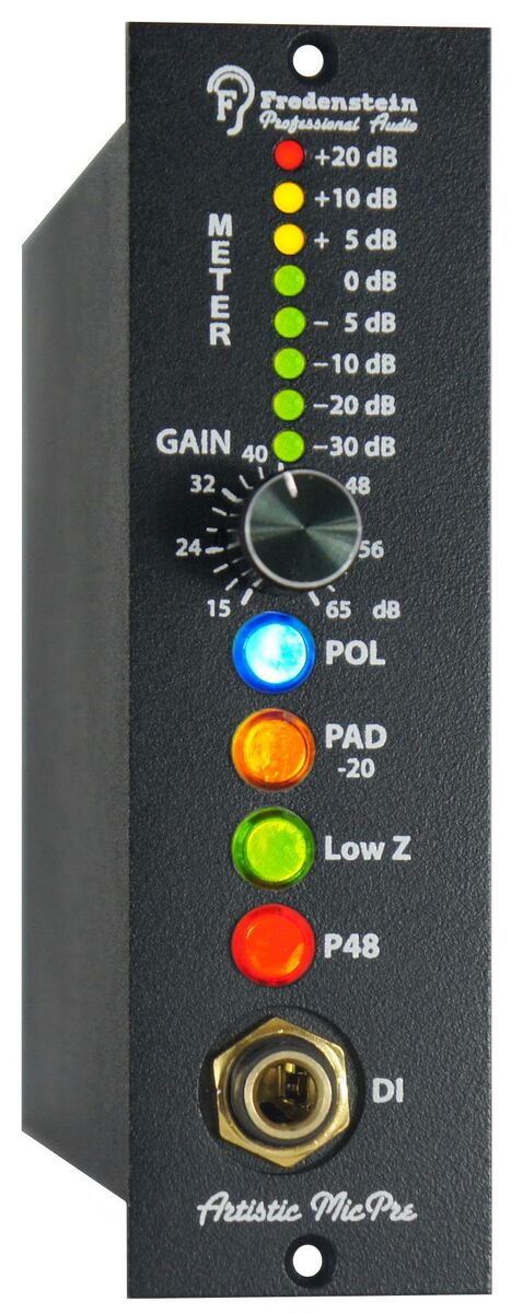 New Fredenstein Artistic MicPre - High Performance Microphone Preamp