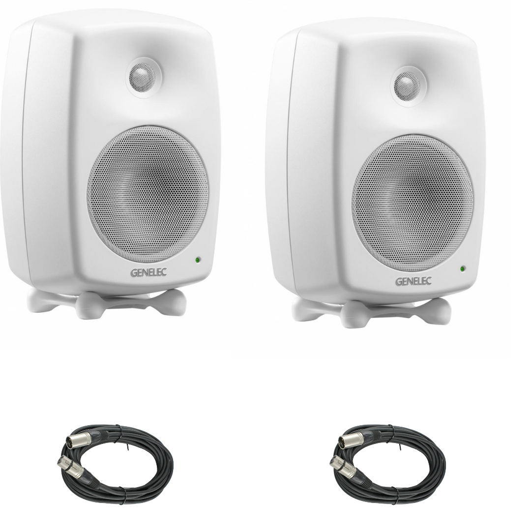 New Genelec 8030C Studio Monitor (White) (Pair)