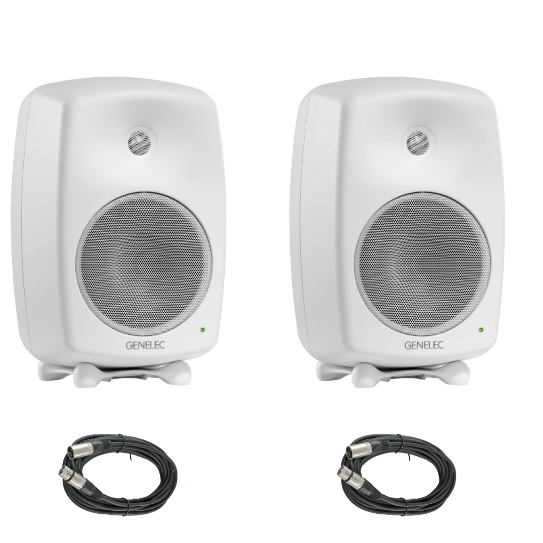 New Genelec 8040B Studio Monitor (White) (Pair)