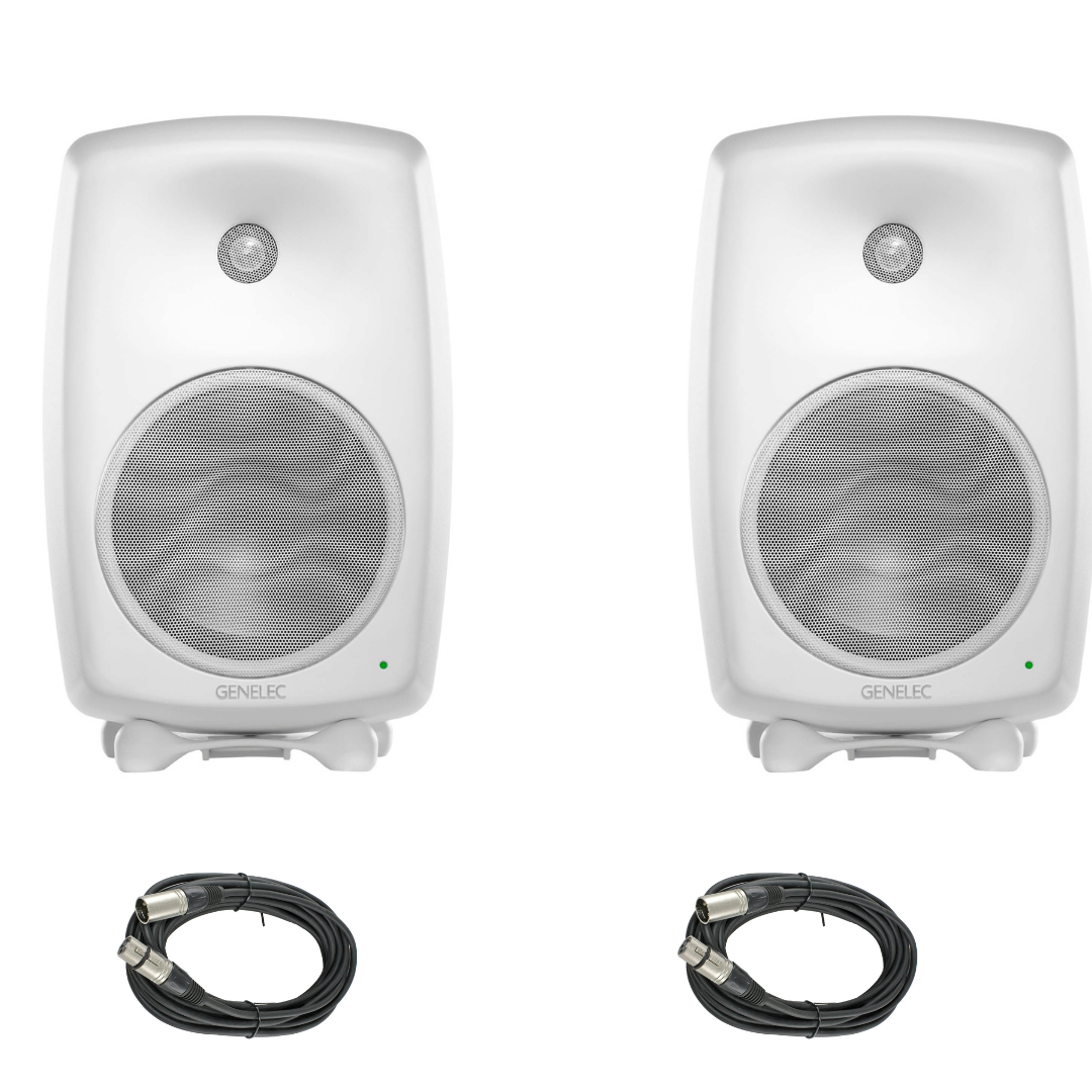 New Genelec 8050B Studio Monitor (White) (Pair)