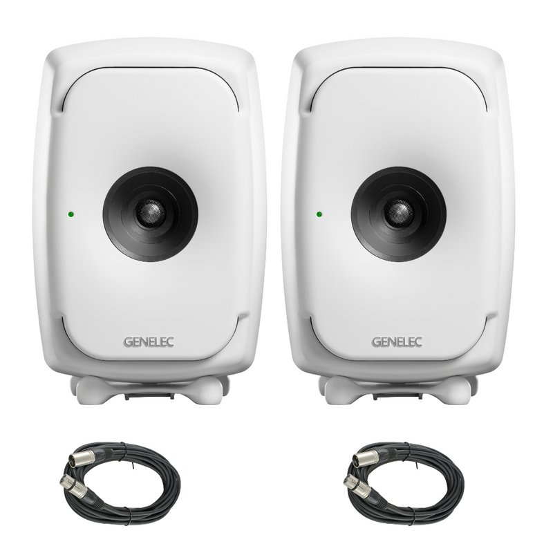 New Genelec 8341A SAM 3-Way Studio Monitor (Pair) (White)
